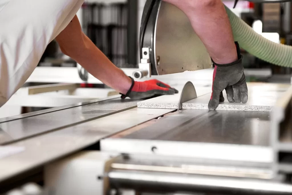 timber panels cut to size with Altendorf panel saw